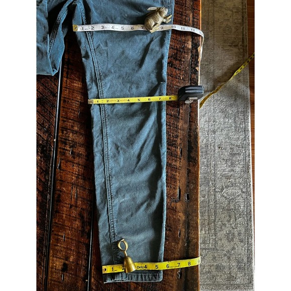 We the Free Free sage/blue/green Corduroy Free People Pants Button Fly S… - Picture 10 of 14